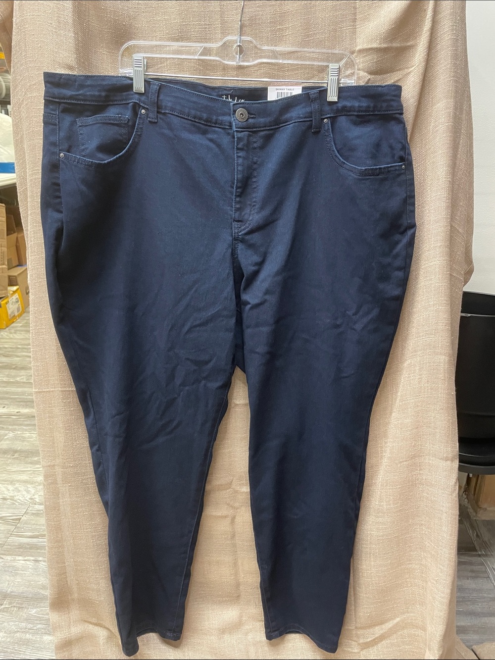 Style & Co. Navy Skinny Jeans